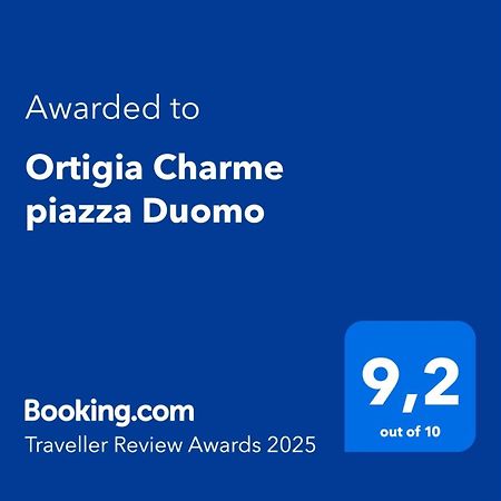 Ortigia Charme Piazza Duomo Lägenhet Syrakusa Exteriör bild